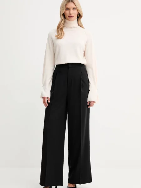 Вовняний светр Fracomina легкий гольф помаранчевий