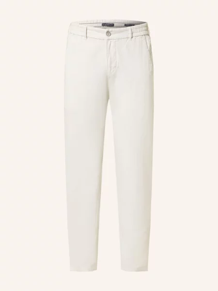 Strokesman's Chinosy Extra Slim Fit Z Dodatkiem Lnu beige beżowe