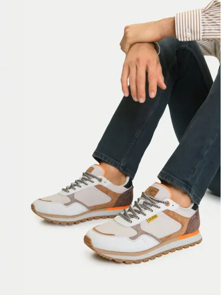 Guess Jeans Снікерcи Кремовий бежеві