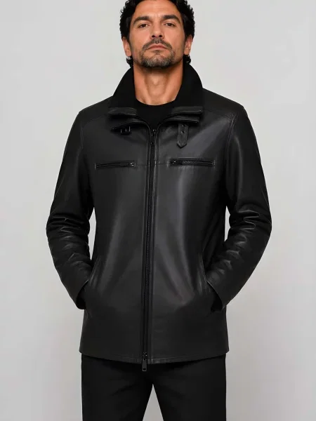 CYCAS D'OR Geacă de primăvară-toamnă FLEX PARKA 2 IN 1' negru