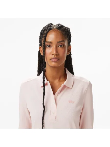 Поло Lacoste розовое