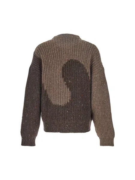 Sweter Erl wełniany brązowy