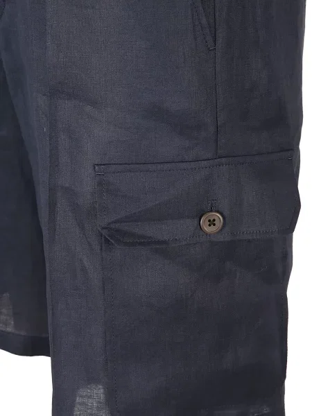 Pantaloni scurți cargo Prada de in albastru