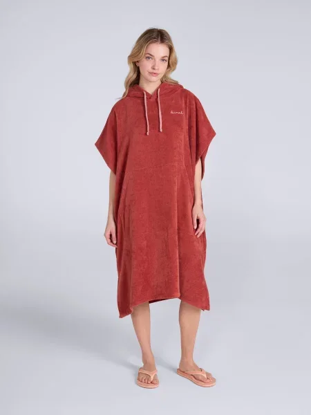 Anna ponczo plażowe Orange pomarańczowe