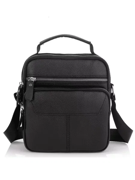 RoyalBag Мессенджер Шкіра чорний