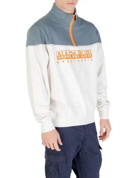 Mikina s kapucí Napapijri s kapucí modrá