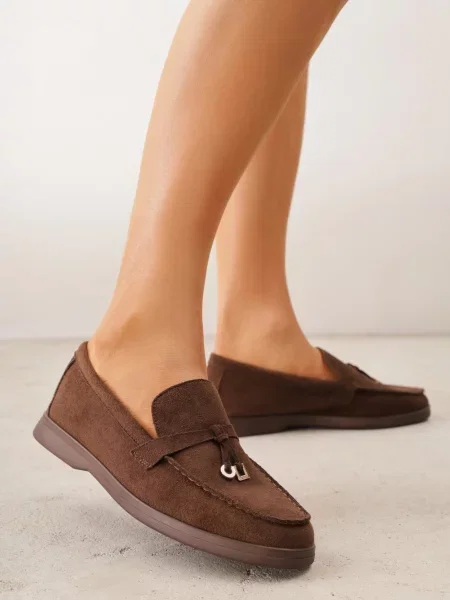 Mocasini Dinsmore deschis maro