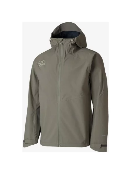 Kurtka z kapturem Ternua Hardshell Rain Valdur cement S szary
