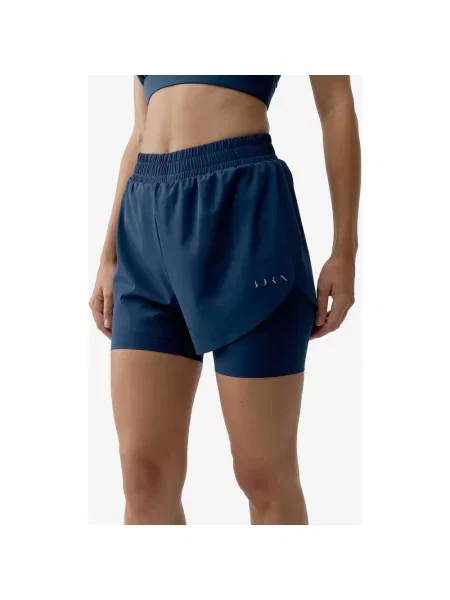 Szorty Born Living Yoga Bikila Performance granatowy XS niebieskie