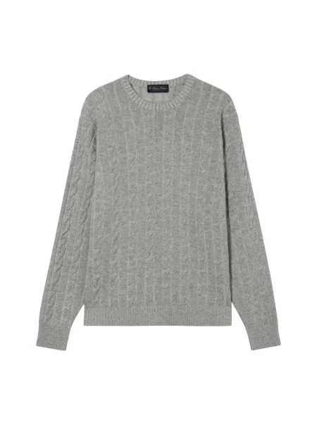 Sweter Brooks Brothers wełniany szary