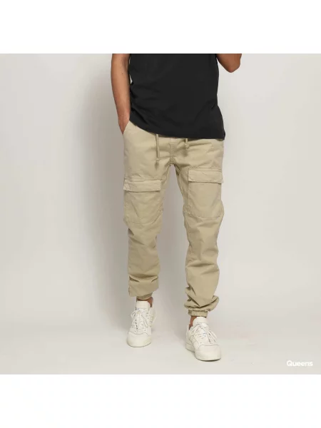 Панталони Urban Classics Front Pocket Cargo Jogging Pants Beige L бежово