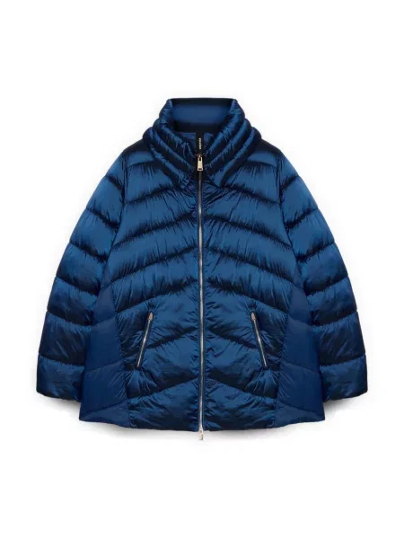 Kurtka puchowa Fiorella Rubino niebieska