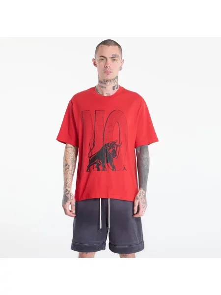 T-shirt Jordan Brooklyn T-Shirt Fire Red L czerwona