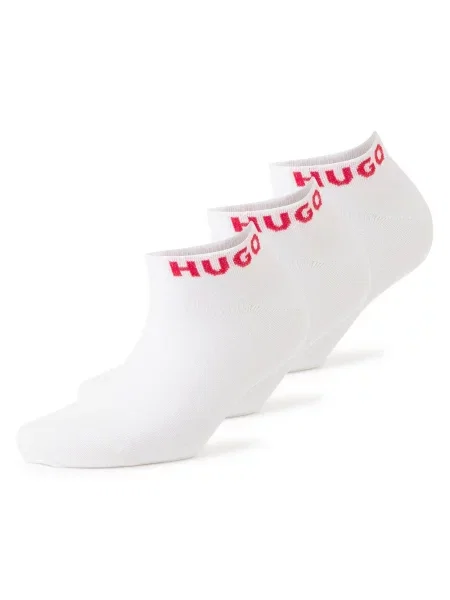 HUGO Skarpety w 3P AS UNI CC W Kobiety biały|czerwony białe