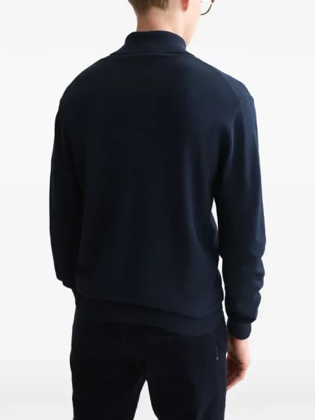 Pulover Scotch & Soda cu autograf albastru