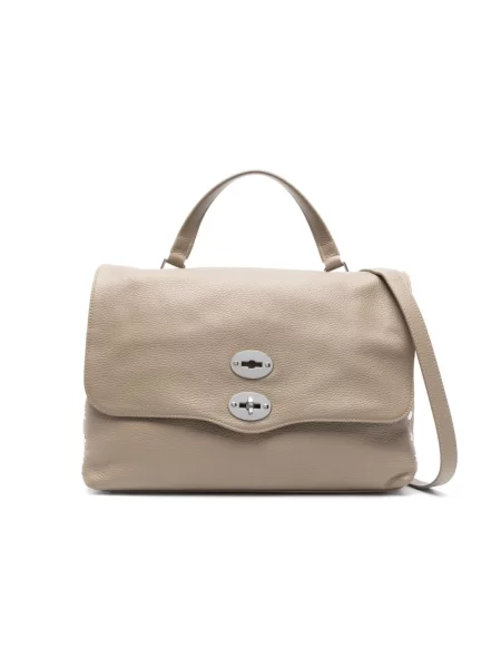 Torebka Zanellato skórzana elegancka szara