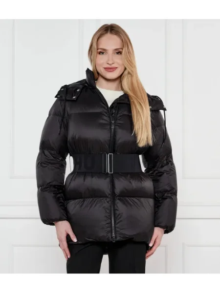 HUGO Geacă | Oversize fit negru