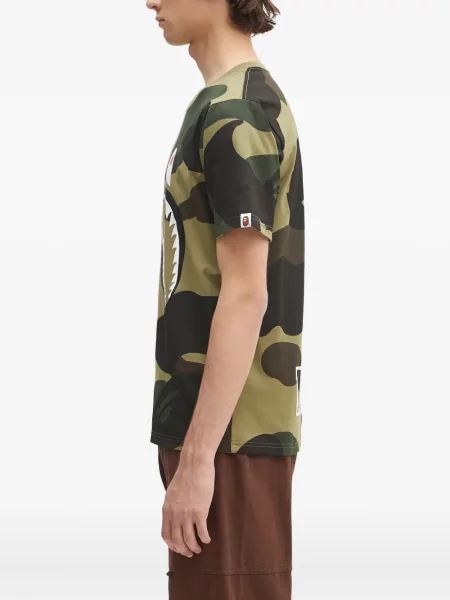 Тениска A Bathing Ape® зелено