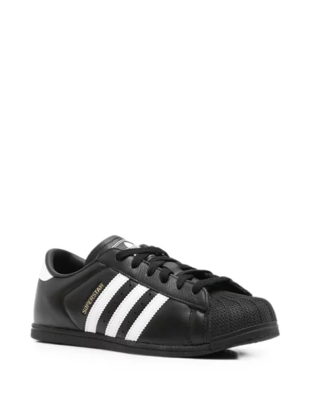 Sneakerși Adidas Superstar cu dungi negru
