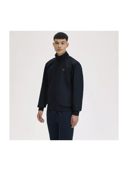 Îmbracaminte Fred Perry THE BRENTHAM JACKET negru