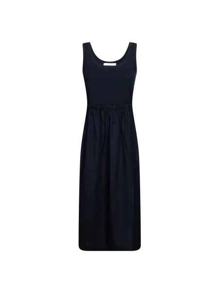 Sukienka bawełniana Alpha Studio ze stretchu niebieska