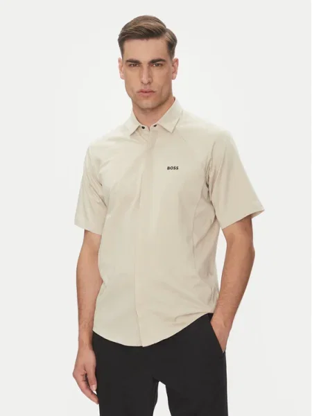 BOSS Cămașă Excurse bej