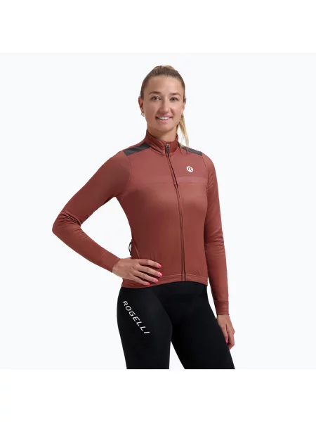 Tričko s dlouhým rukávem Rogelli oranžové