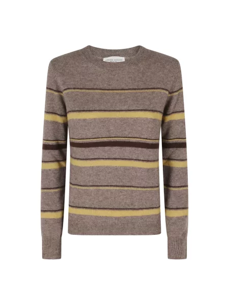 Sweter Roberto Collina brązowy