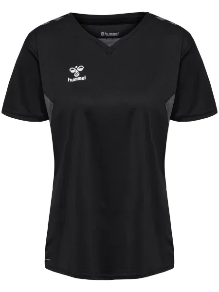 Hummel Tricou funcțional AUTHENTIC gri / negru alb