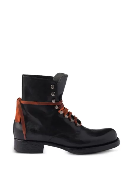 Botine Prada din piele negru
