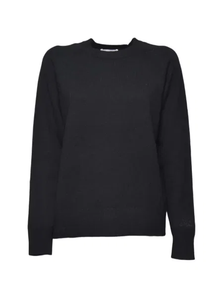 Pulover Mc2 Saint Barth cu decolteu rotund negru