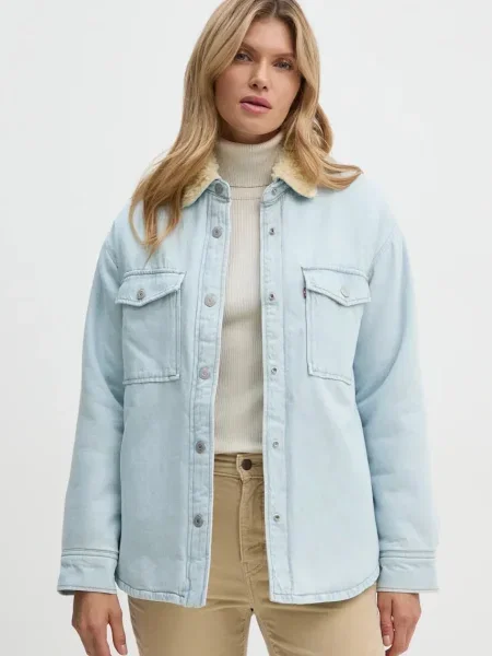 Яке тип риза с вълна Levi's преходен модел синьо