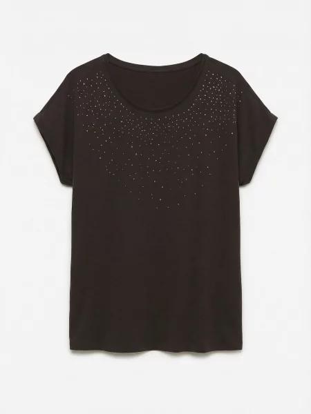 VERO MODA Tricou VMAVA închis maro