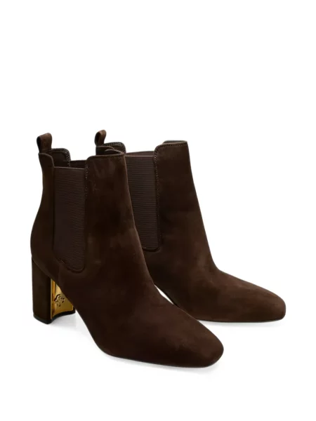 Botine Guess din piele de căprioară maro