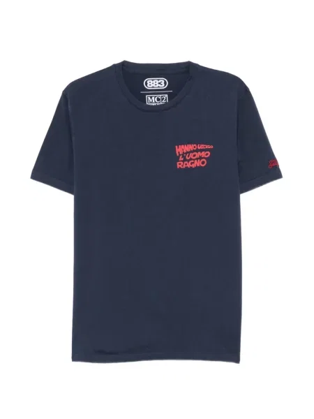 Tricou Mc2 Saint Barth cu imagine albastru