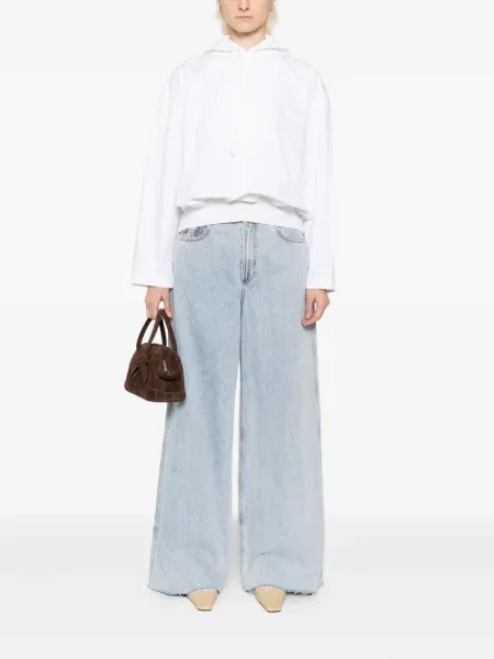Hanorac cu glugă Jacquemus alb