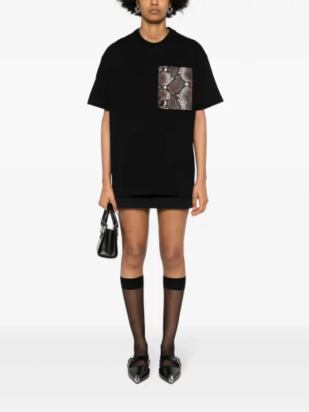 Tričko Jil Sander černé