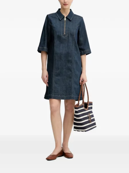 Rochie din denim Mos Mosh albastru