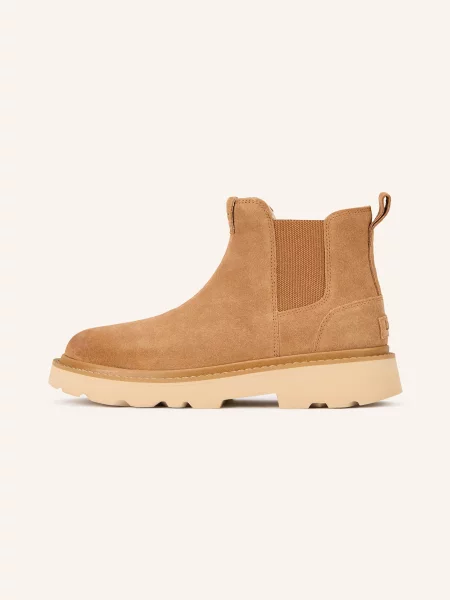 UGG buty zamszowe Chelsea Lug brązowe