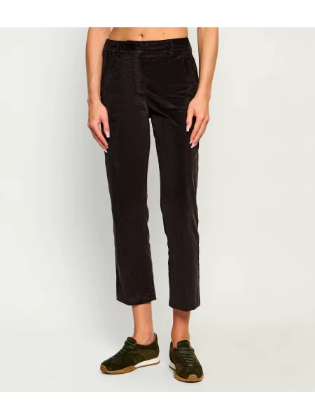 Weekend MaxMara Pantaloni Wkdmarruca | catifea reiată maro