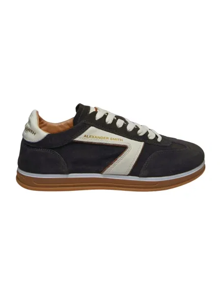 Sneakersy Alexander Smith zamszowe brązowe