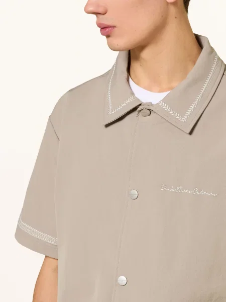 Don't Waste Culture Košile S Krátkým Rukávem Benoka Comfort Fit černošedá bílá