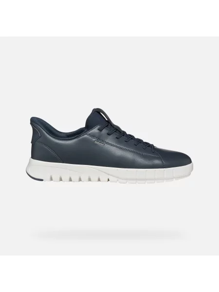 Sneakerși Geox albastru