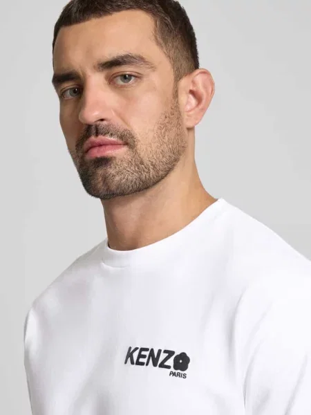 T-shirt z czystej bawełny Kenzo biała