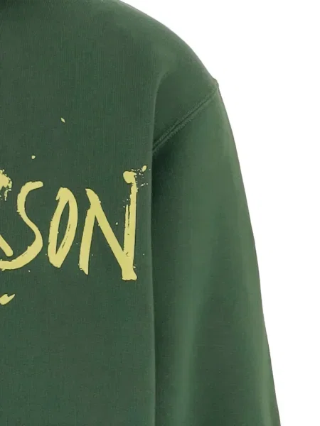 Суичър с качулка Jw Anderson зелено