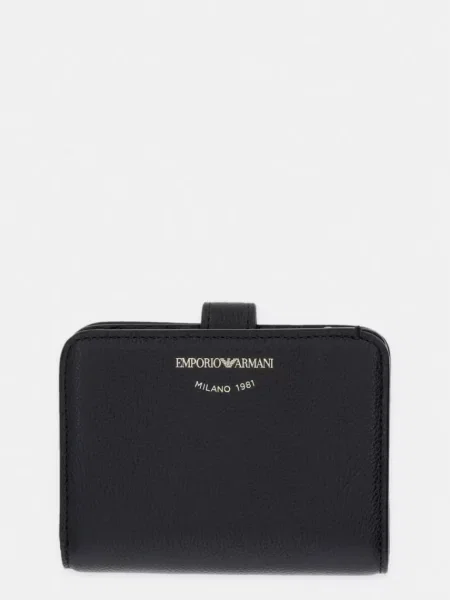 Emporio Armani portofel de piele negru