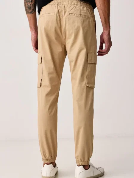 Calvin Klein Jeans Spodnie Mężczyzna XL Slim-fit Trousers beżowy