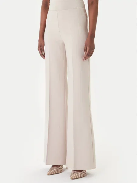 Rinascimento Παντελόνι Palazzo Wide Leg μπεζ
