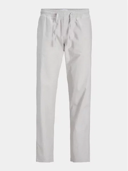 JACK & JONES Hlače KANE SUMMER ecru siva