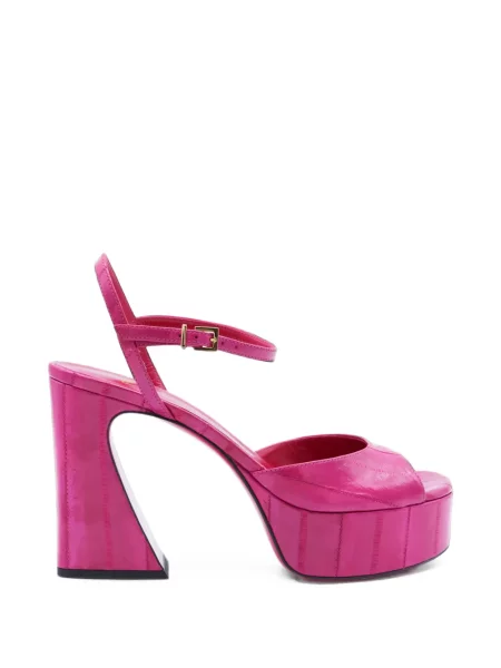 Sandale Fendi cu platformă roz
